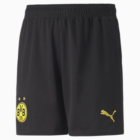 Borussia Dortmund 22/23 Shorts für Jugendliche, Puma Black-Cyber Yellow, small