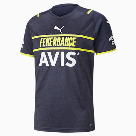 Fenerbahçe S.K derde shirt voor heren, Peacoat-Blazing Yellow, small