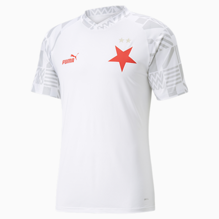 Koszulka przedmeczowa SK Slavia Praga dla mężczyzn, Puma Red-Puma White, small