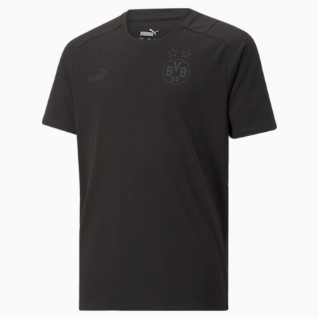 Borussia Dortmund Casuals Fußball-T-Shirt für Jugendliche, Puma Black, small