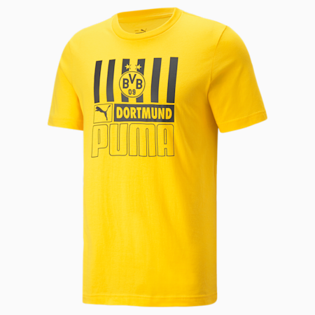 Borussia Dortmund Fußball ftblCore T-Shirt Herren, Cyber Yellow, small