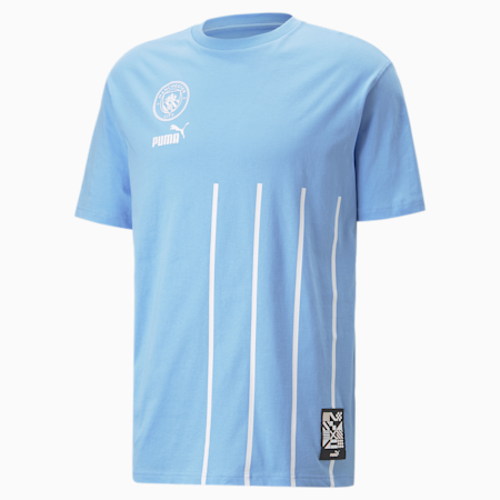 Manchester City F.C. ftblCulture Tee Men, Team Light Blue-Puma White, small