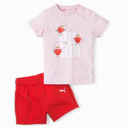 Fruitmates Babies' Set, Chalk Pink-High Risk Red, small