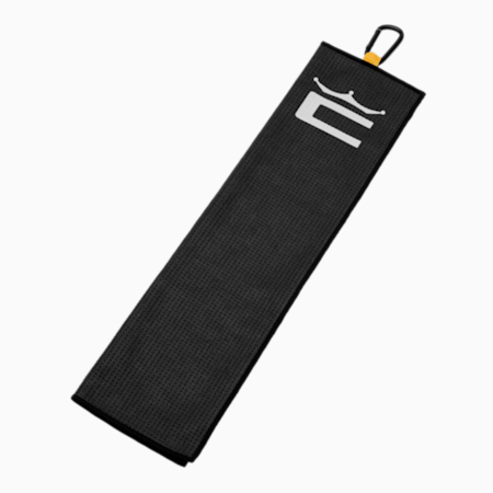 Cobra Tri-Fold Golf Towel, Black, small