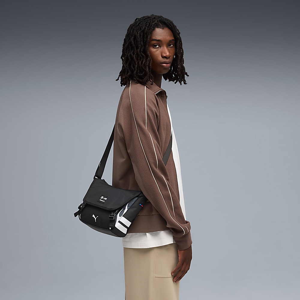 Görüntü Puma BMW M Motorsport LIFESTYLE Messenger Küçük Çanta #2