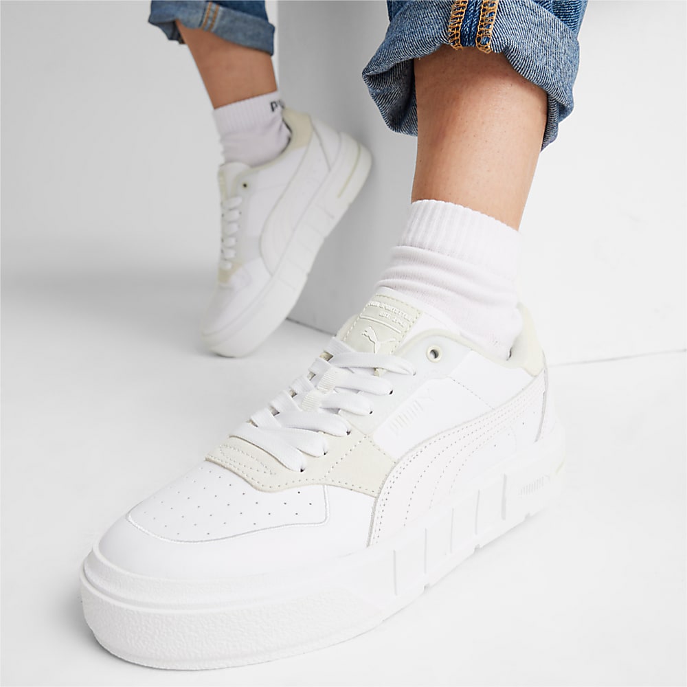 PUMA Cali Court PureLuxe Kad n Spor Ayakkab Beyaz Puma Sku 395275 01 PUMA Turkiye Resmi Al veri Sitesi