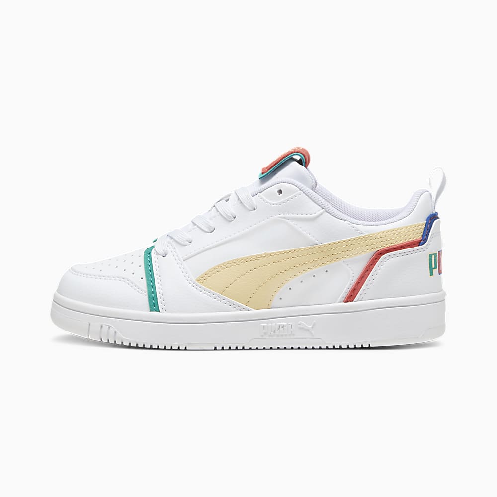 Görüntü Puma Puma Rebound V6 Lo Ready, Set, Better Genç Spor Ayakkabı #1