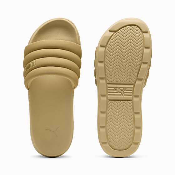 Женские шлепки Puma Karmen Puffy Aqua Metallics Terlik