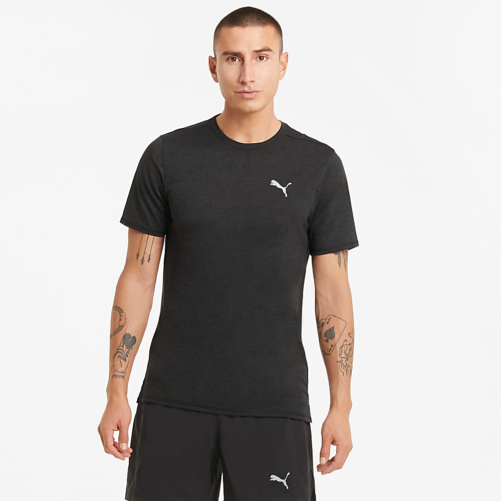 Görüntü Puma FAVOURITE Heather Kısa Kollu Erkek Koşu Tişört #1