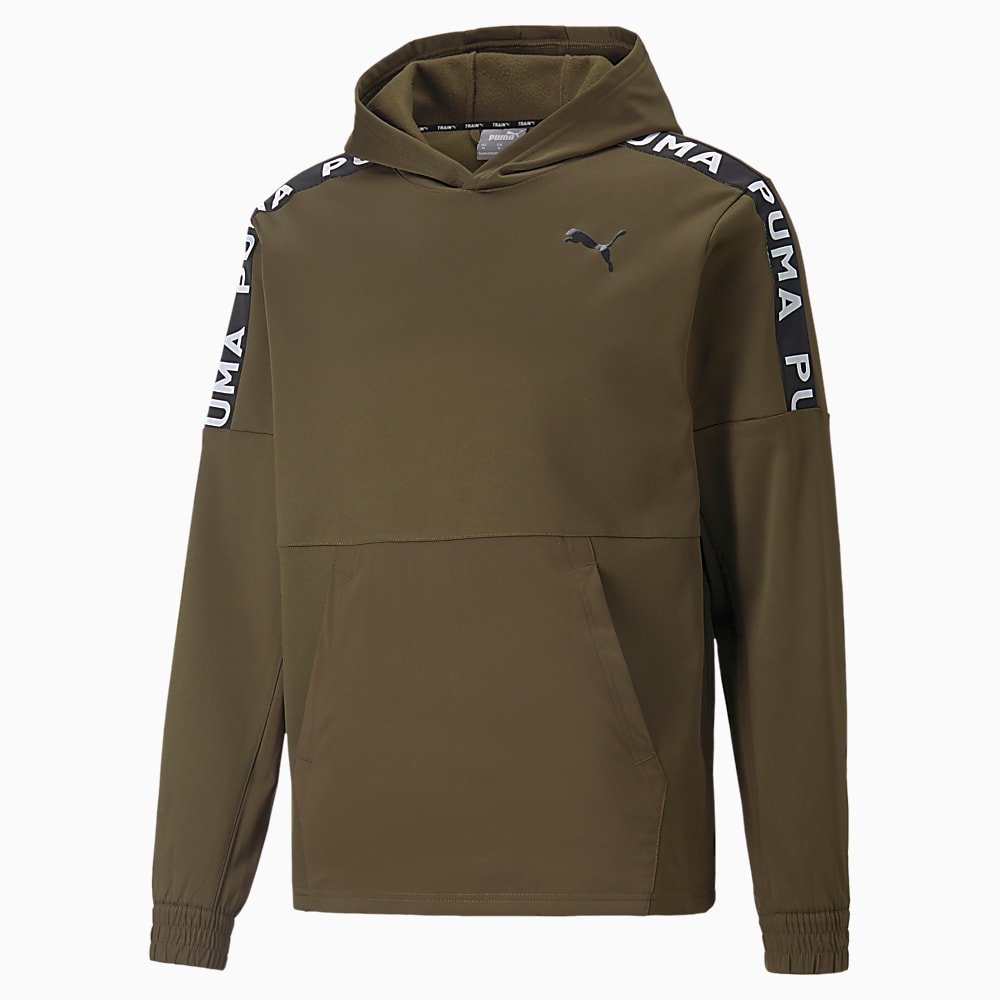 Görüntü Puma FIT PWRFleece Erkek Kapüşonlu Antrenman Sweatshirt #1