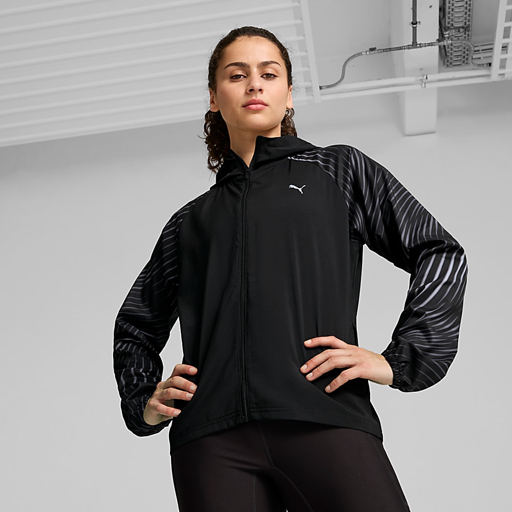 Görüntü Puma Favourite Velocity Printed Kadın Koşu Ceket #1
