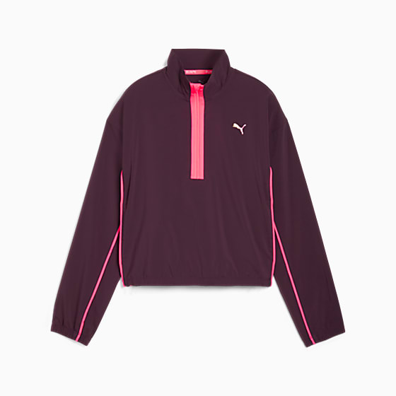 Женский свитшот Puma Run For Her Yarim Boy Fermuarli для бега