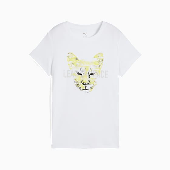 Женская футболка Puma GRAPHICS Slogan Tişörtü для бега