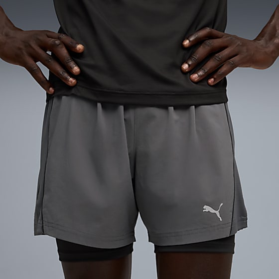 Görüntü Puma VELOCITY Erkek 2'si 1 Arada Koşu Şortu