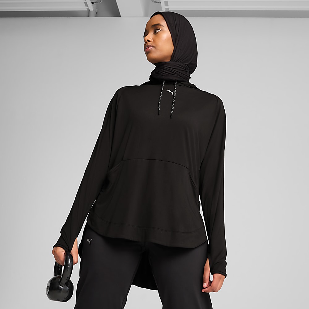 Görüntü Puma MODEST Kadın Kapüşonlu SWEATSHIRT #1