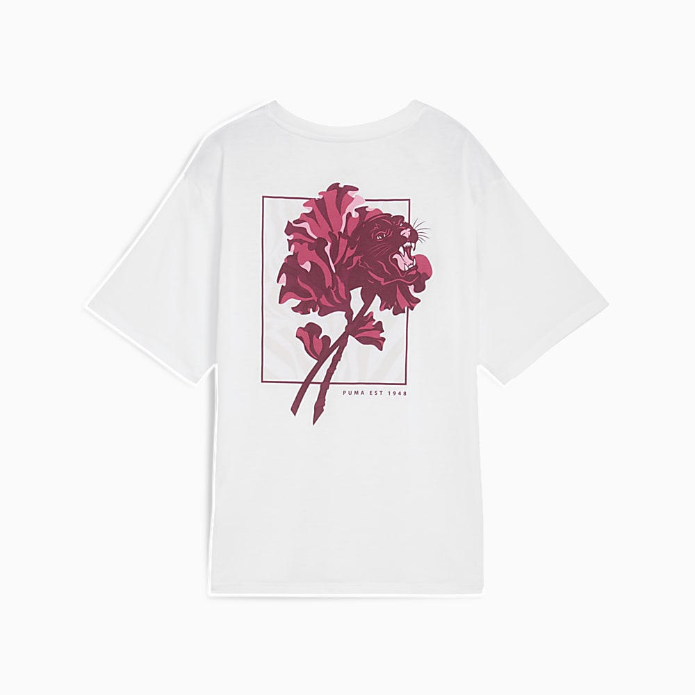 Görüntü Puma FLORAL CAT GRAPHIC Kadın Tişört #2