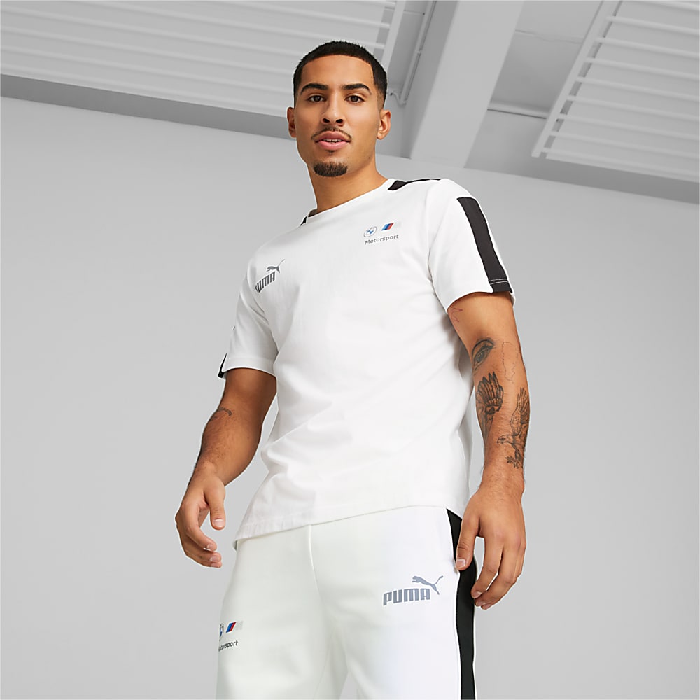 BMW M Motorsport MT7 Tee Men Beyaz Puma Sku 538119 02 PUMA Turkiye Resmi Al veri Sitesi