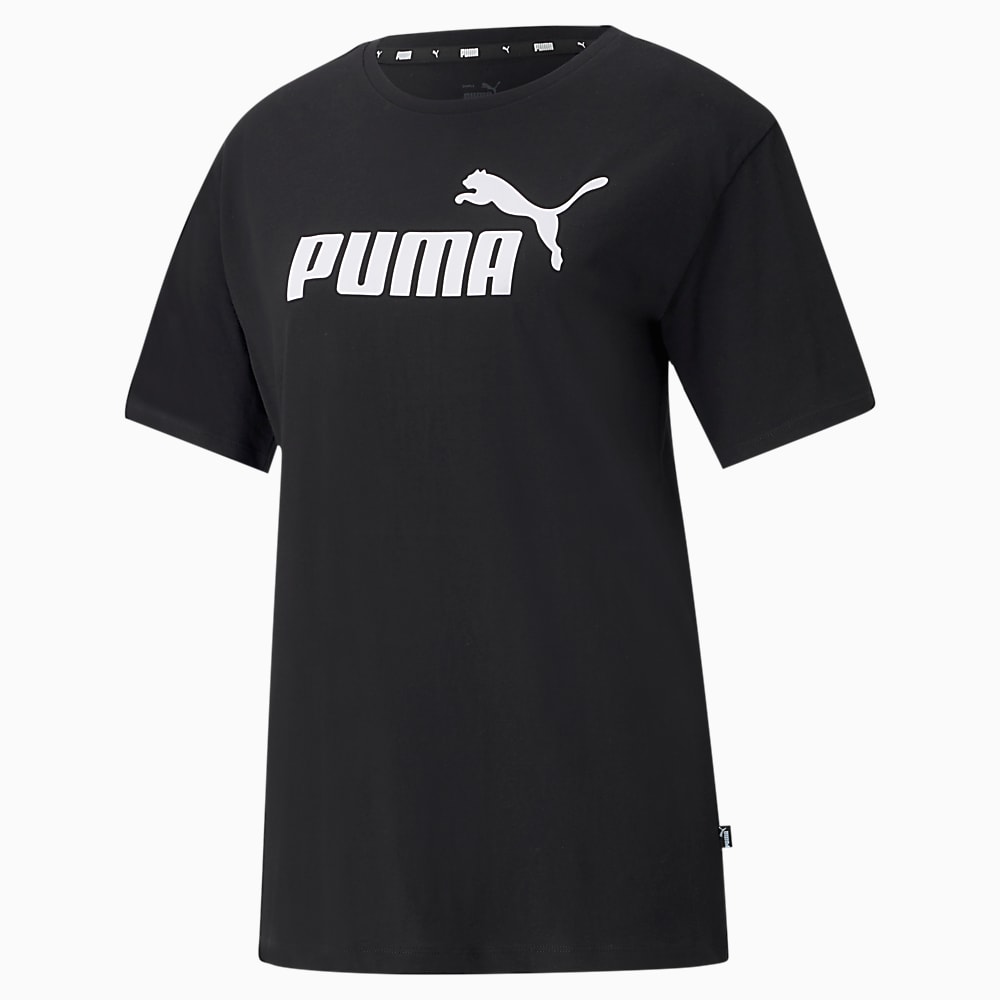 Görüntü Puma ESSENTIALS Logo Boyfriend Kadın Tişört #2