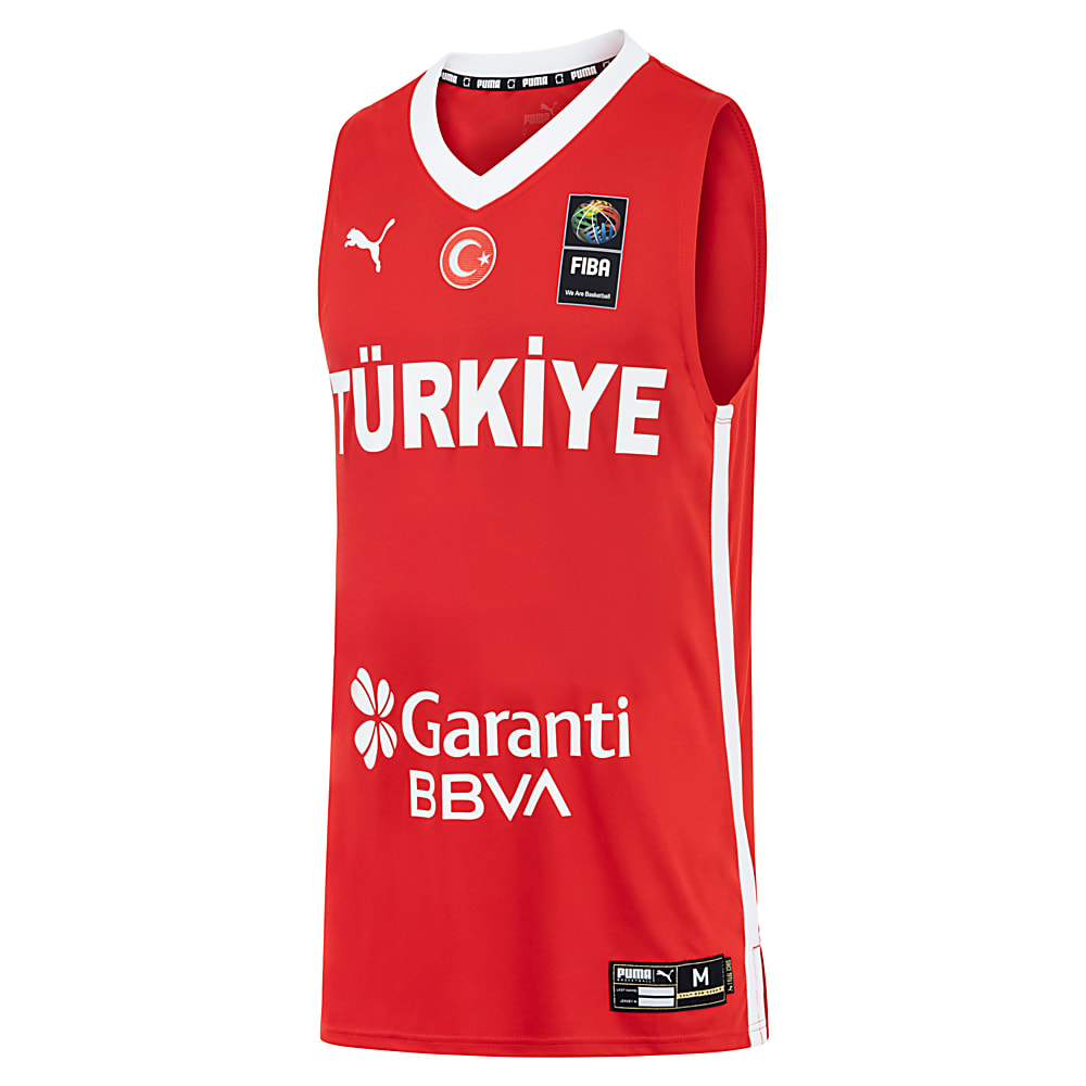 Görüntü Puma Türkiye Erkek V-Yaka Basketbol Forması #1