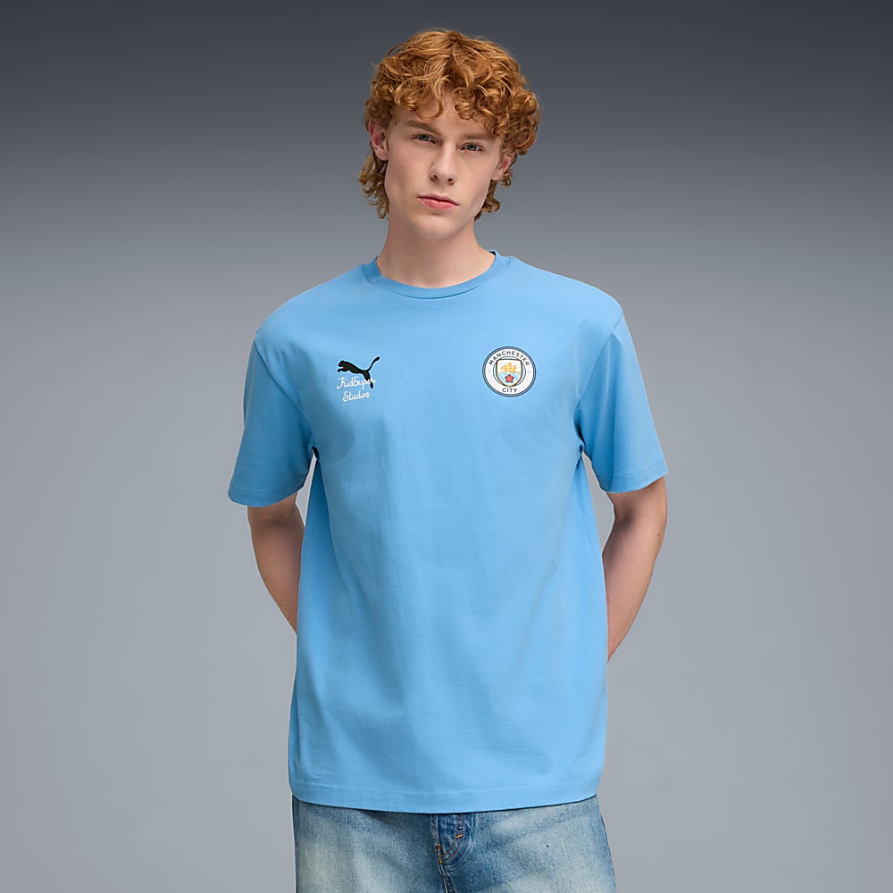 Görüntü Puma KIDSUPER x MANCHESTER CITY Erkek Tişört #1