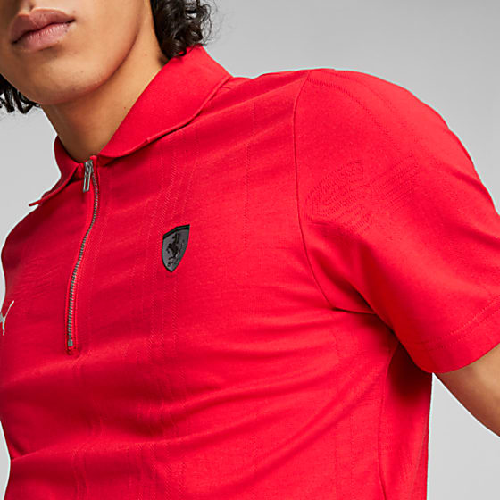 Görüntü Puma SCUDERIA FERRARI Style Jacquard Polo
