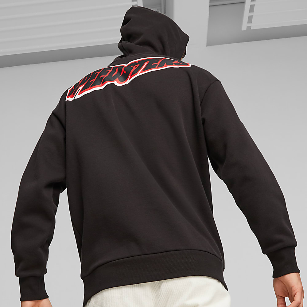 Görüntü Puma SCUDERIA FERRARI Race Garage Crew Erkek Kapüşonlu Sweatshirt #2