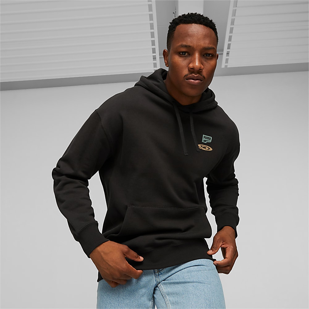 Görüntü Puma DOWNTOWN Erkek GRAPHIC Kapüşonlu SWEATSHIRT #2