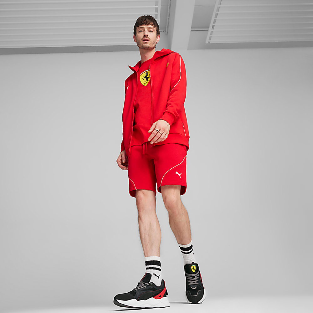 Görüntü Puma Scuderia Ferrari Erkek Motorsport Race Kapüşonlu SWEAT Ceket #2