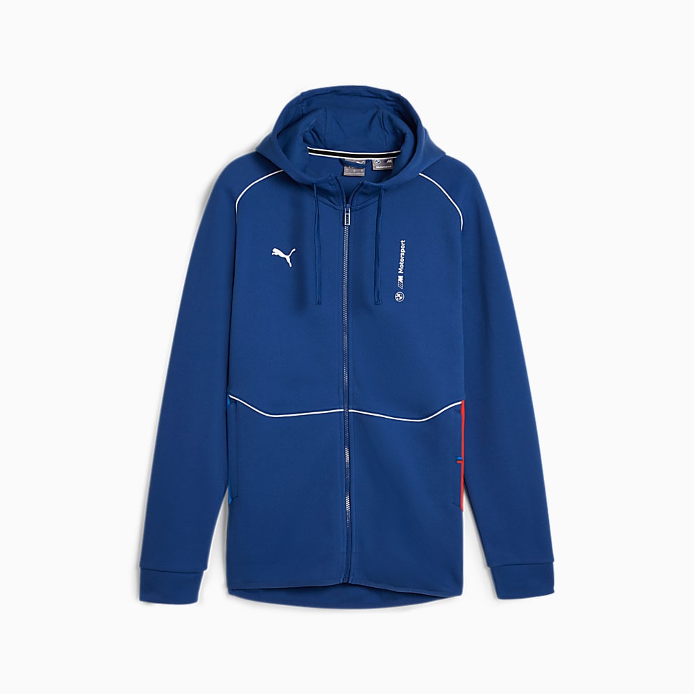 BMW M Motorsport Erkek Kapu onlu Motorsport SWEAT Ceket Mavi Puma Sku 624144 04 PUMA Turkiye Resmi Al veri Sitesi