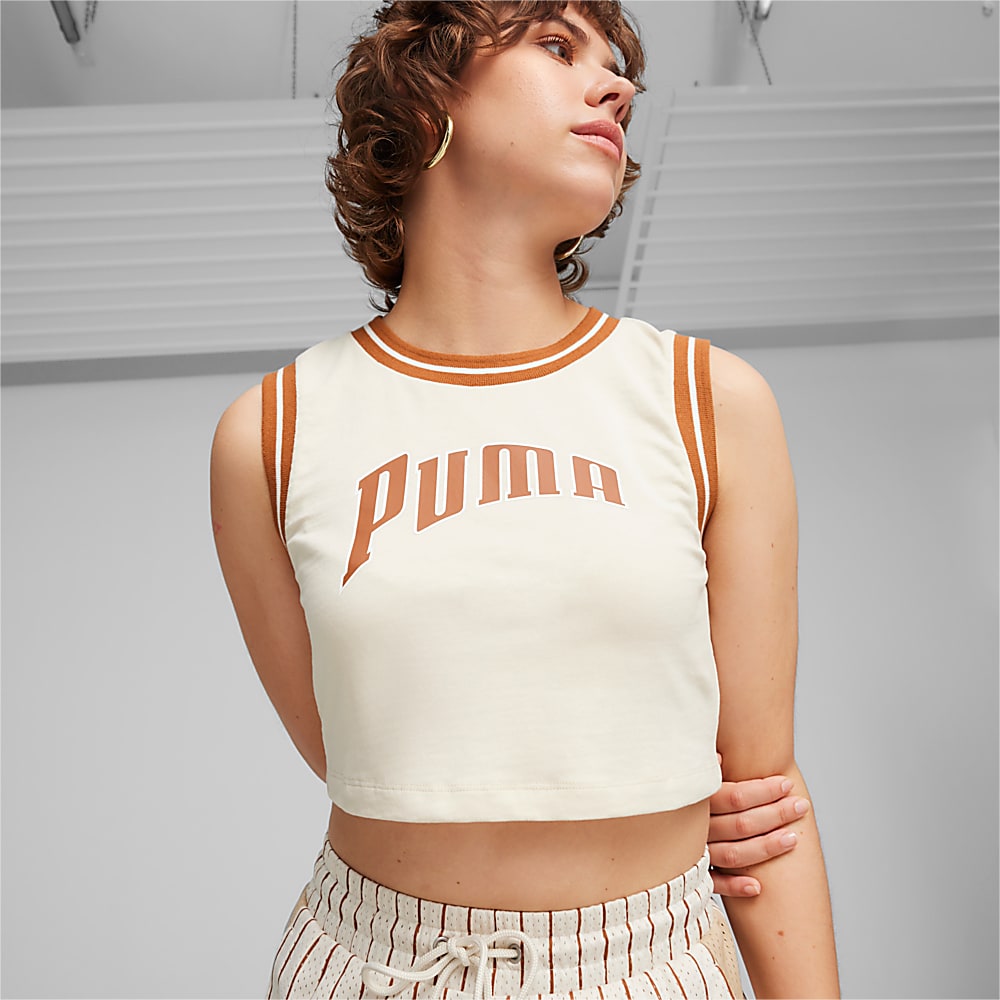 Görüntü Puma PUMA TEAM Graphic Kadın CROP Üst #1