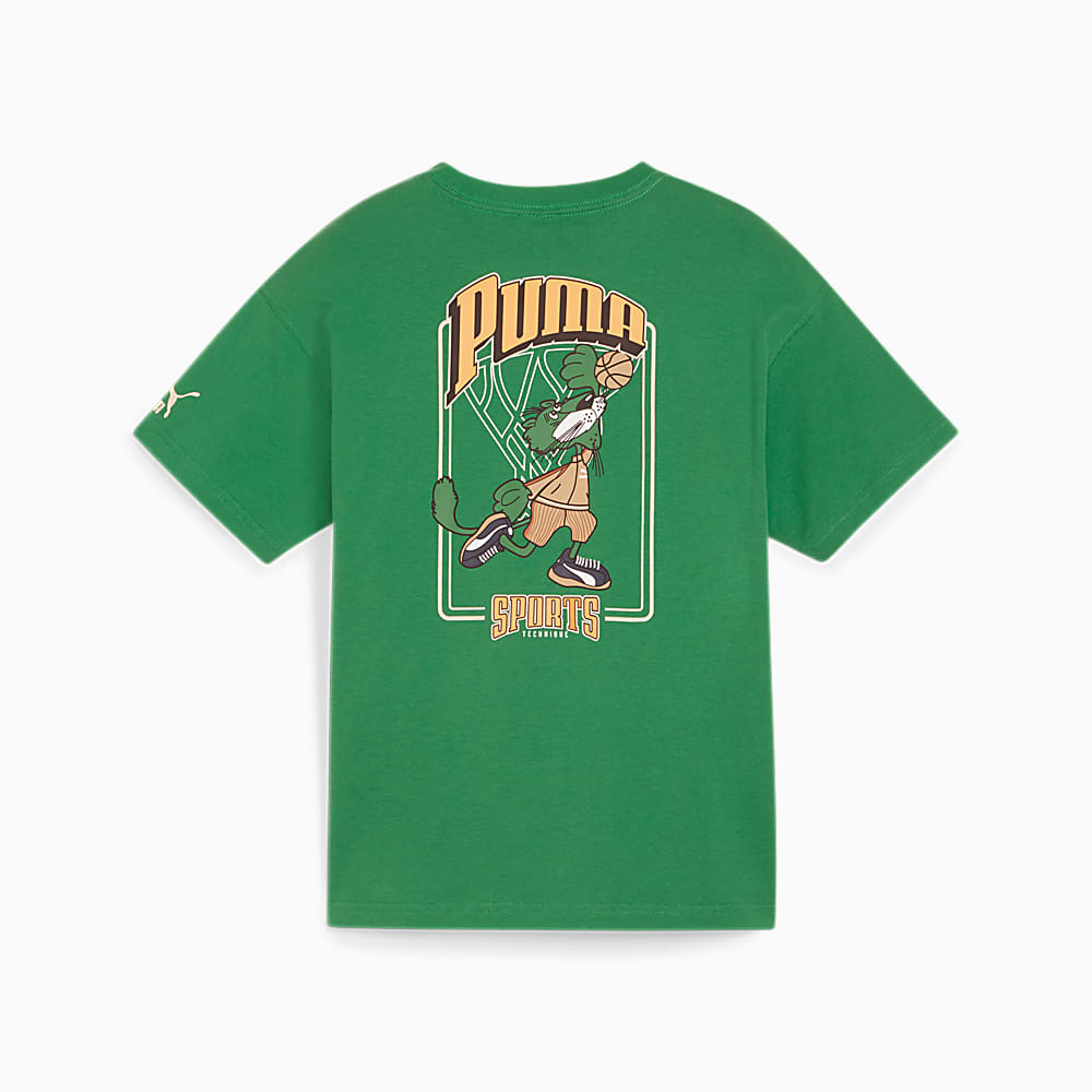 FOR THE FANBASE Graphic Genc T shirt Ye il Puma Sku 625134 86 PUMA Turkiye Resmi Al veri Sitesi