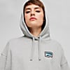 Görüntü Puma DOWNTOWN Kadın Oversize Kapüşonlu Sweatshirt #5