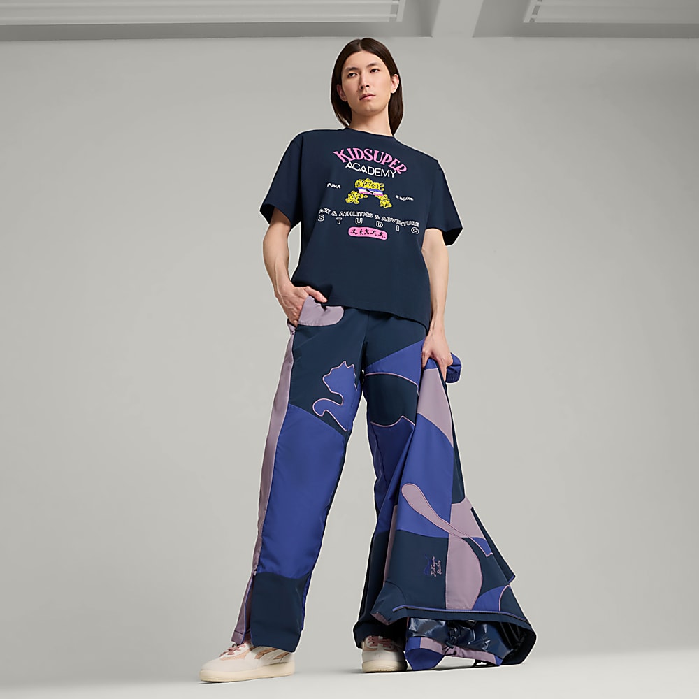 PUMA x KIDSUPER Erkek Grafik Ti ort Mavi Puma Sku 626701 14 PUMA Turkiye Resmi Al veri Sitesi