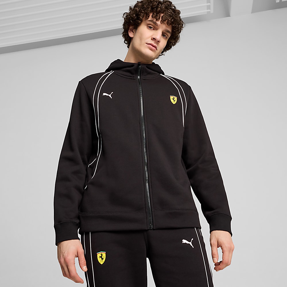 Görüntü Puma SCUDERIA FERRARI Race Erkek Kapüşonlu Ceket #1