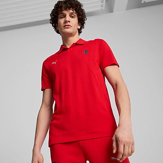 Мужские  Puma Scuderia Ferrari Style Jacquard Polo