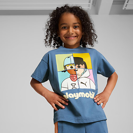 Görüntü Puma PUMA x PLAYMOBIL® Çocuk Grafik Tişört