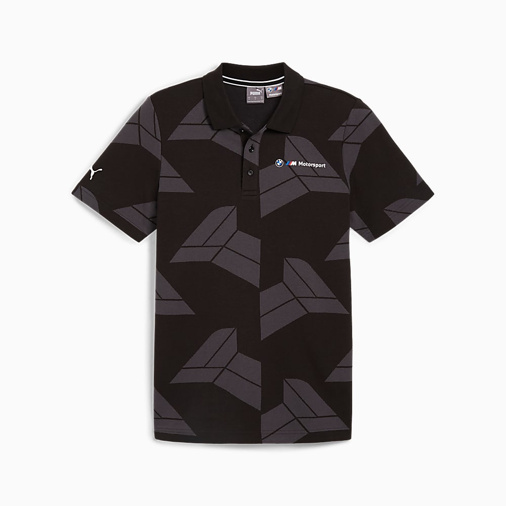 BMW M Motorsport Erkek Jacquard Polo Siyah Puma Sku 627463 01 PUMA Turkiye Resmi Al veri Sitesi