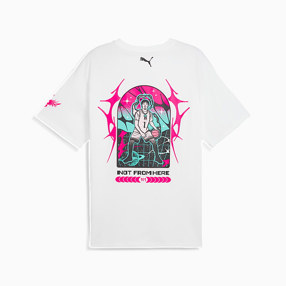 Görüntü Puma Melo Miami Erkek Basketbol Tişörtü #2