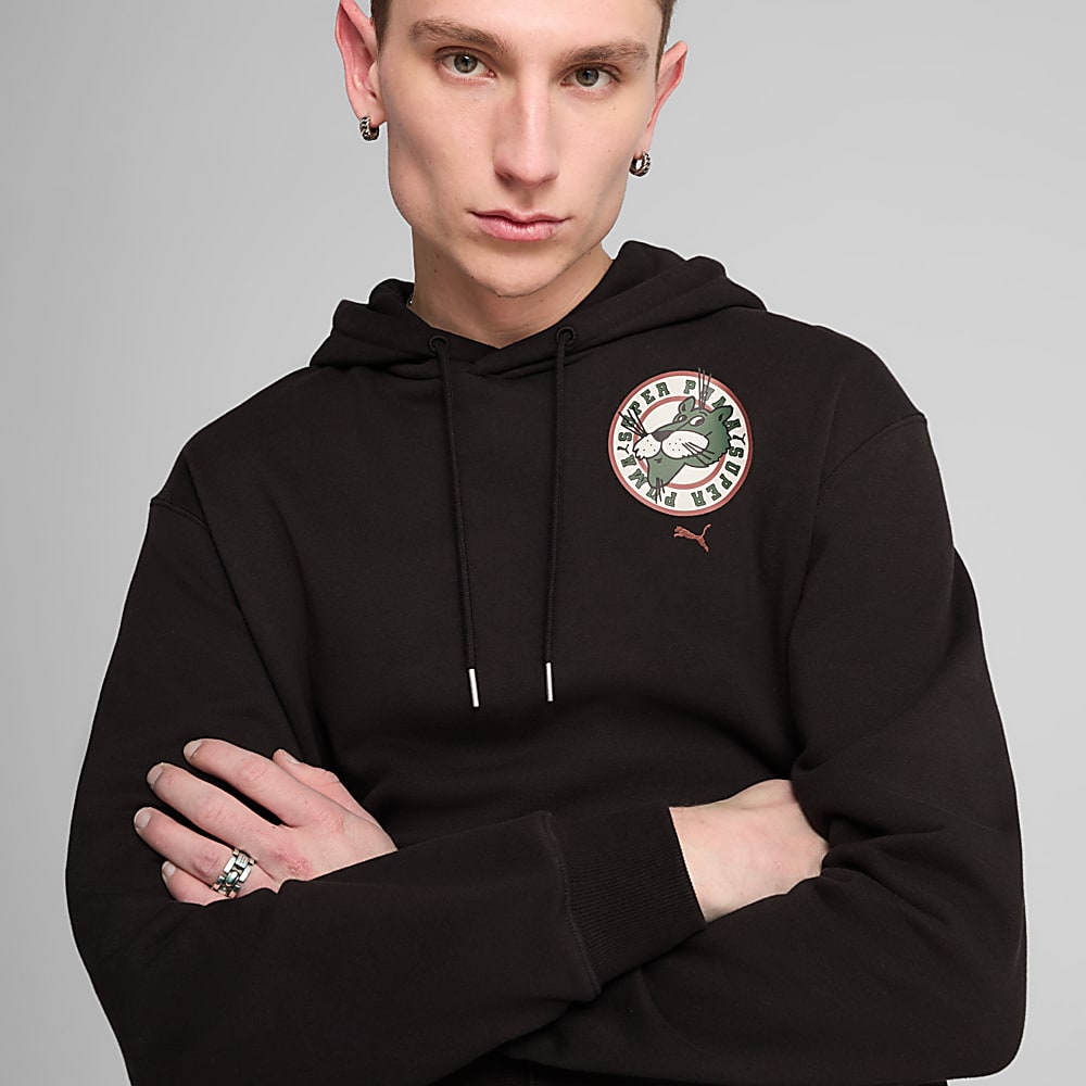 Görüntü Puma Super PUMA GRAPHICS Erkek Kapüşonlu SWEATSHIRT #2