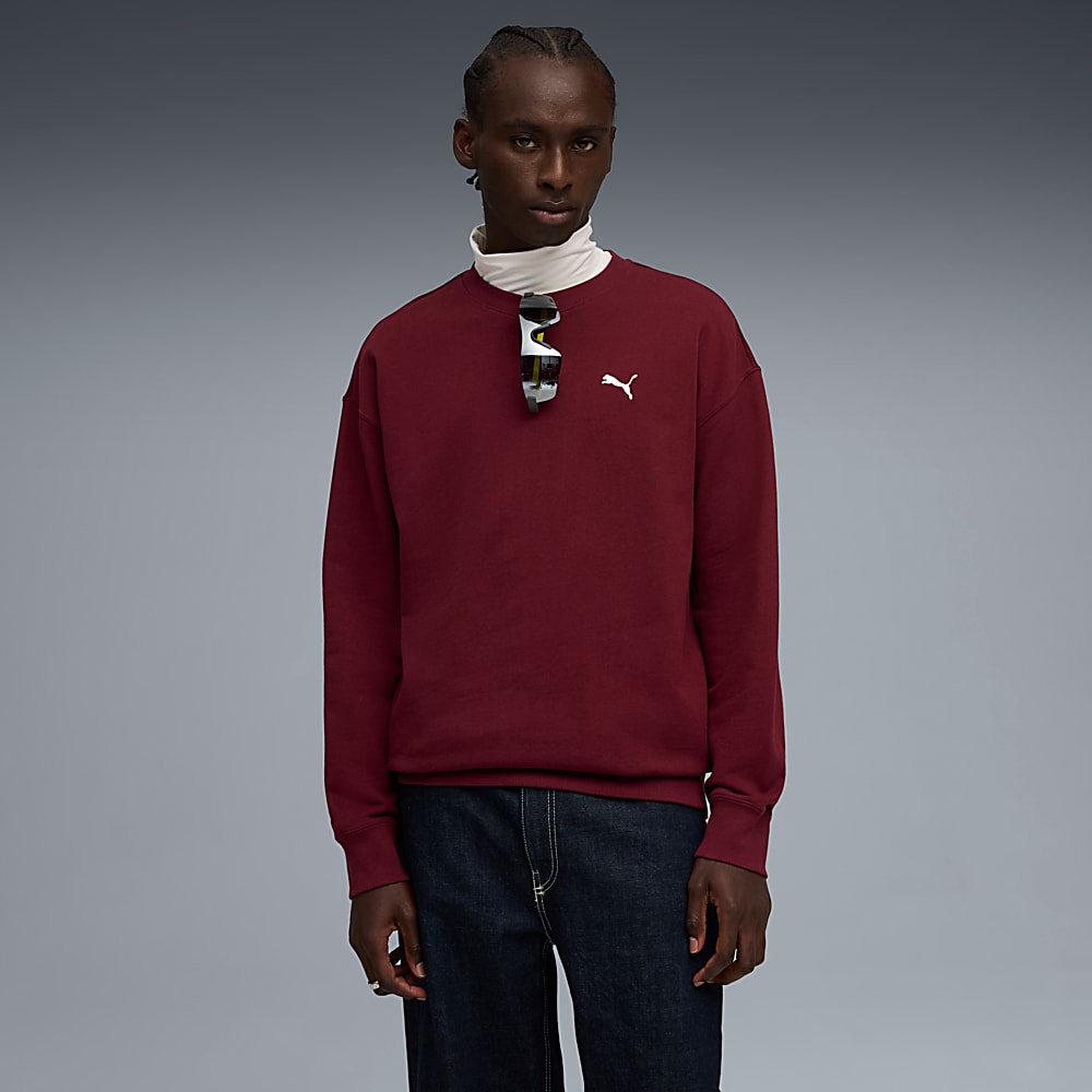 Görüntü Puma WARDROBE ESSENTIALS Erkek Geniş Kesim SWEATSHIRT #1