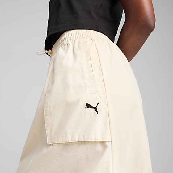 Görüntü Puma Kadın FUTURE.PUMA.ARCHIVE Fermuarlı Maksi Örme Etek