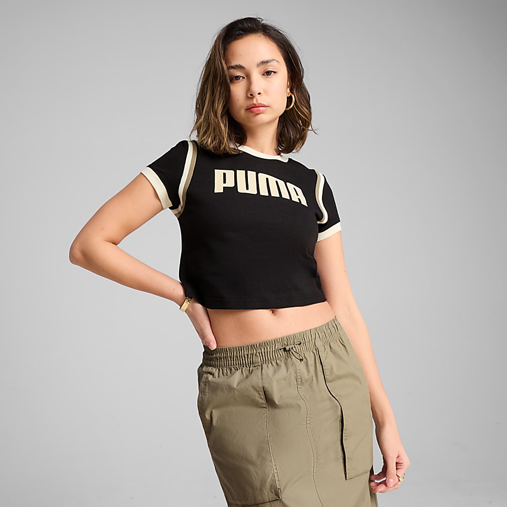 Görüntü Puma FUTURE.PUMA.ARCHIVE GRAPHIC Kadın Baby Tişört #1