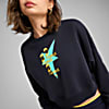 Görüntü Puma ROAD TO UNITY Kadın Geniş Kesim Bisiklet Yaka SWEATSHIRT #5