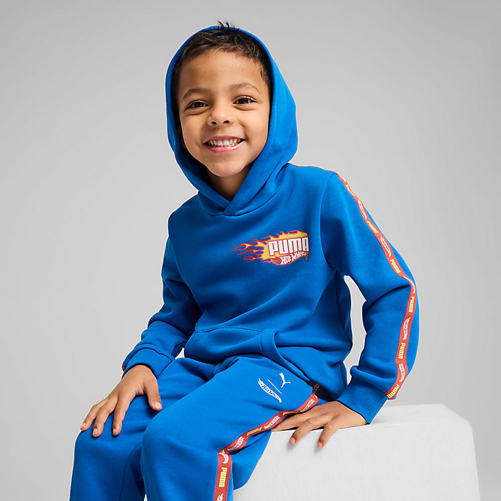Görüntü Puma PUMA x HOT WHEELS Çocuk Kapüşonlu Sweatshirt #1