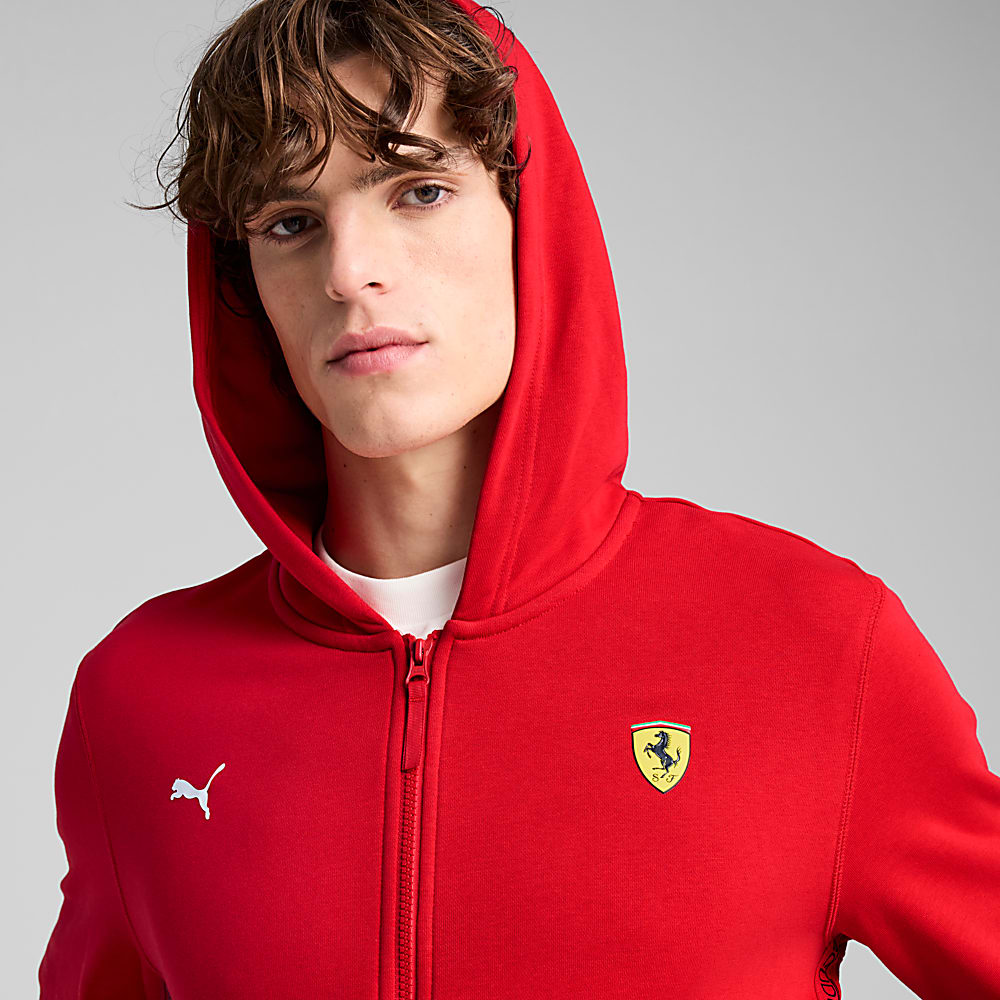 Görüntü Puma SCUDERIA FERRARI Race Erkek Kapüşonlu Ceket #2