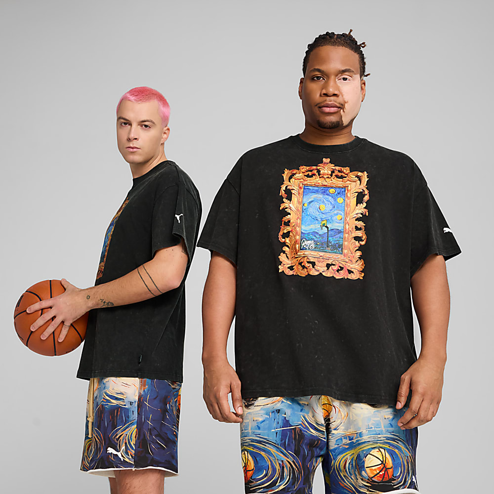 Görüntü Puma Dylan EXHIBIT Erkek Basketbol Tişörtü #1