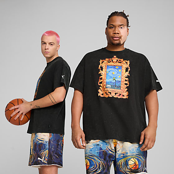 Мужская футболка Puma Dylan EXHIBIT Basketbol Tişörtü для баскетбола