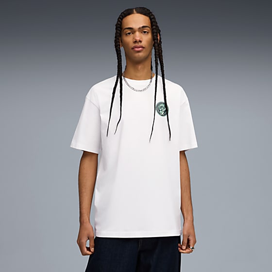 Мужская футболка Puma Wardrobe ESSENTIALS Sports Legacy Geniş Kesim