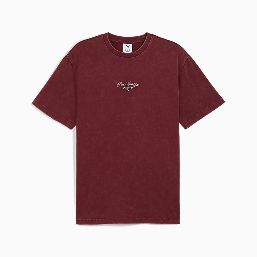 Görüntü Puma GRAPHIC Font Play Washed Erkek Geniş Kesim Tişört #1