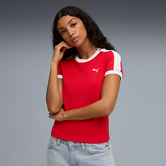 Женская футболка Puma T7 Dar Kesim